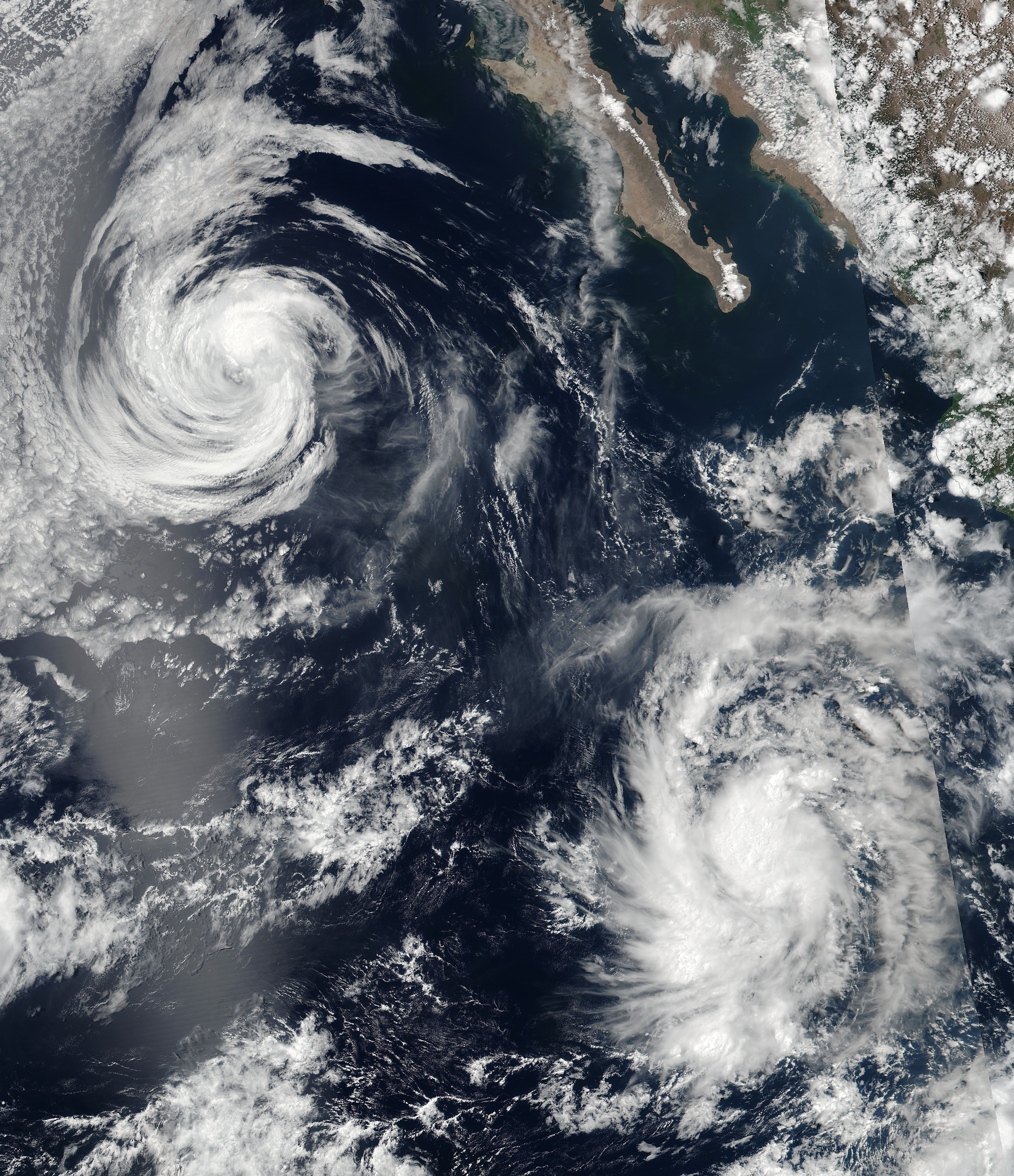 Tropical Storm Eugene (05E) and Tropical Depression Six (06E) in the eastern Pacific - related image preview