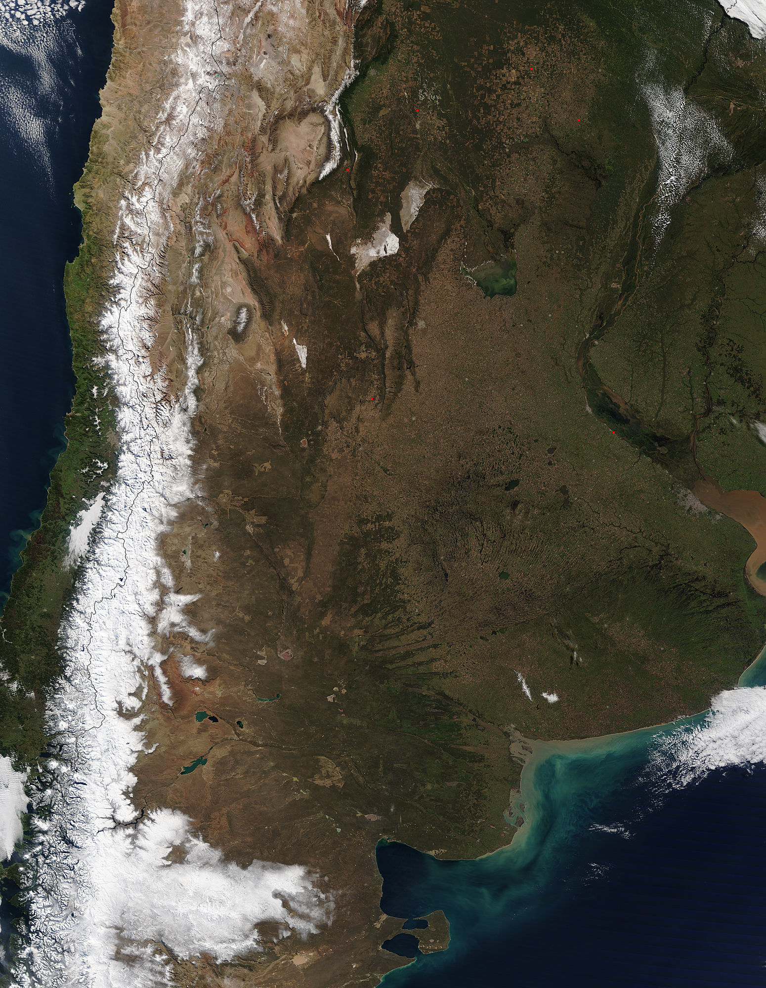 Snow in the Andes - related image preview