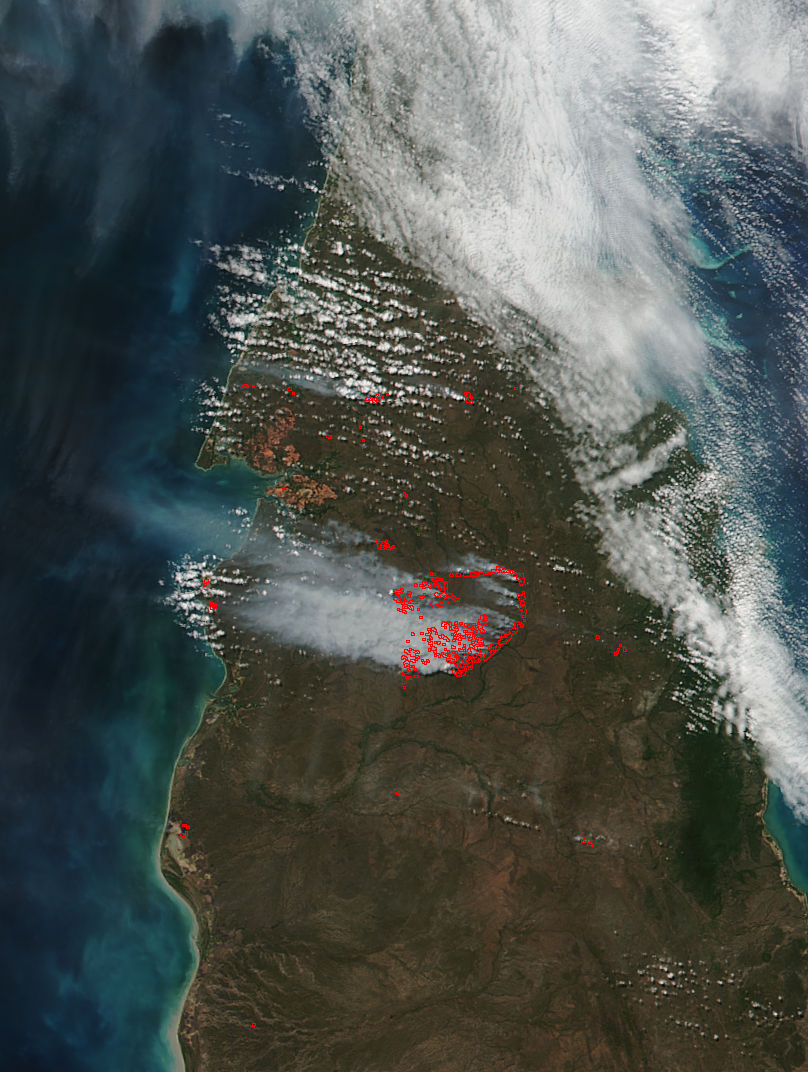 Fires on the Cape York Peninsula, Australia - related image preview