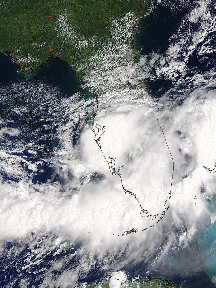 Tropical Storm Emily (06L) over Florida - related image preview