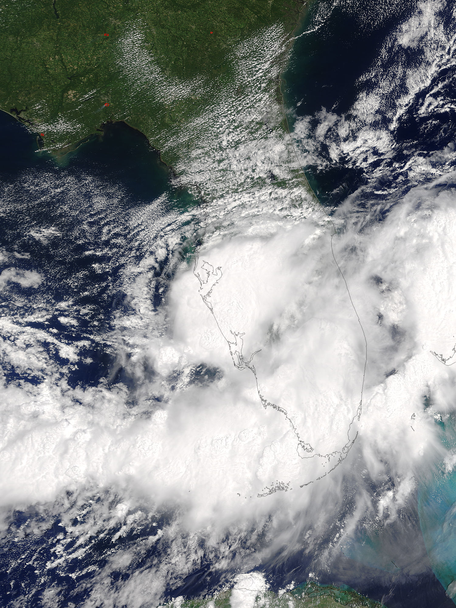 Tropical Storm Emily (06L) over Florida - related image preview