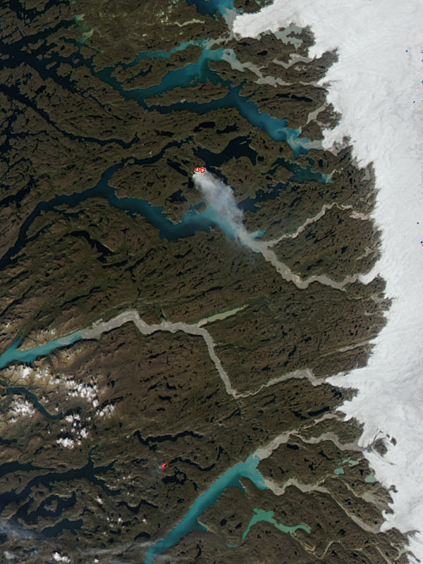Fires in western Greenland - related image preview