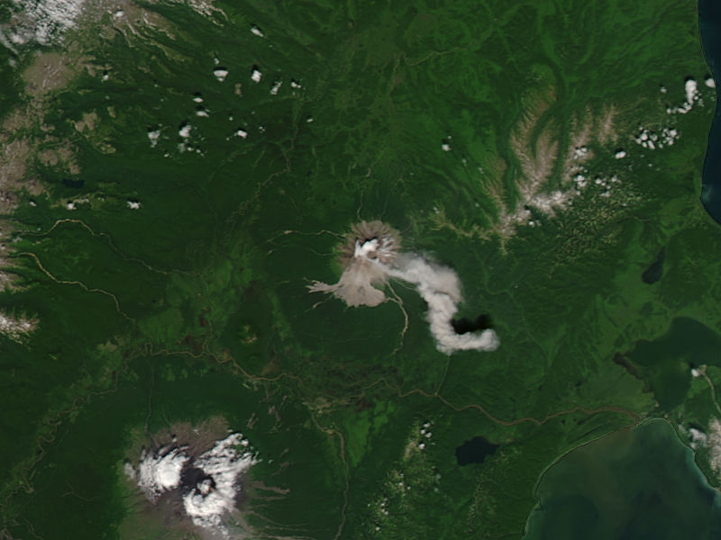 Plume from Shiveluch, Kamchatka Peninsula - related image preview