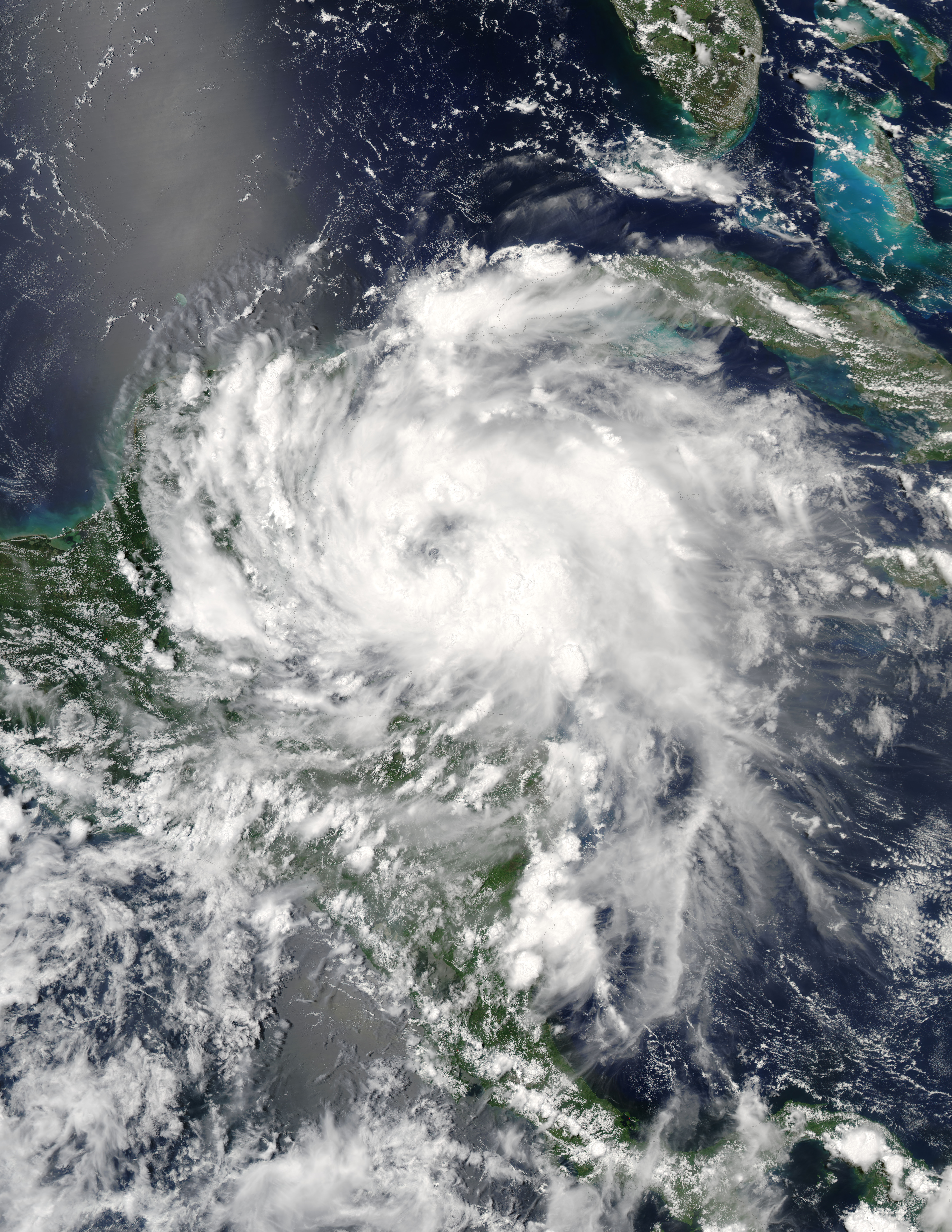 Tropical Storm Franklin (07L) over Central America - related image preview