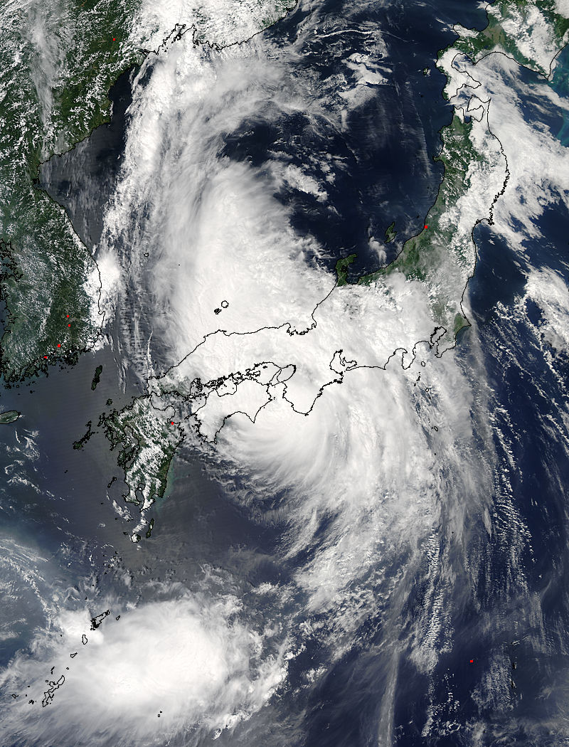 Typhoon Noru (07W) over Japan - related image preview