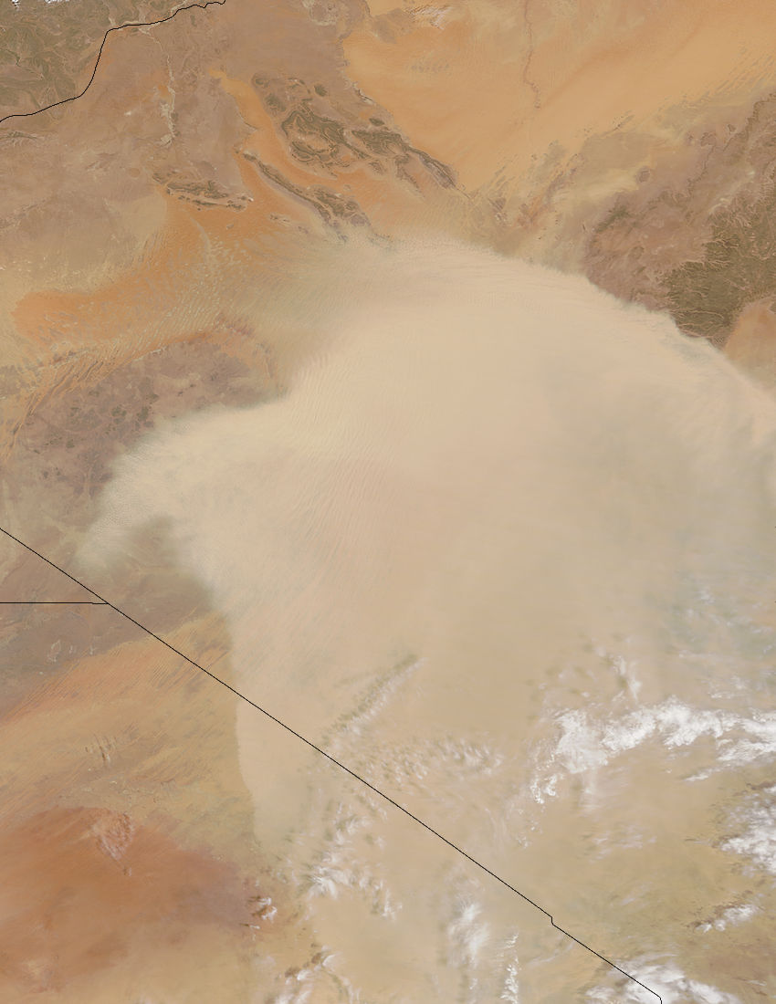 Dust storm in the Sahara - related image preview