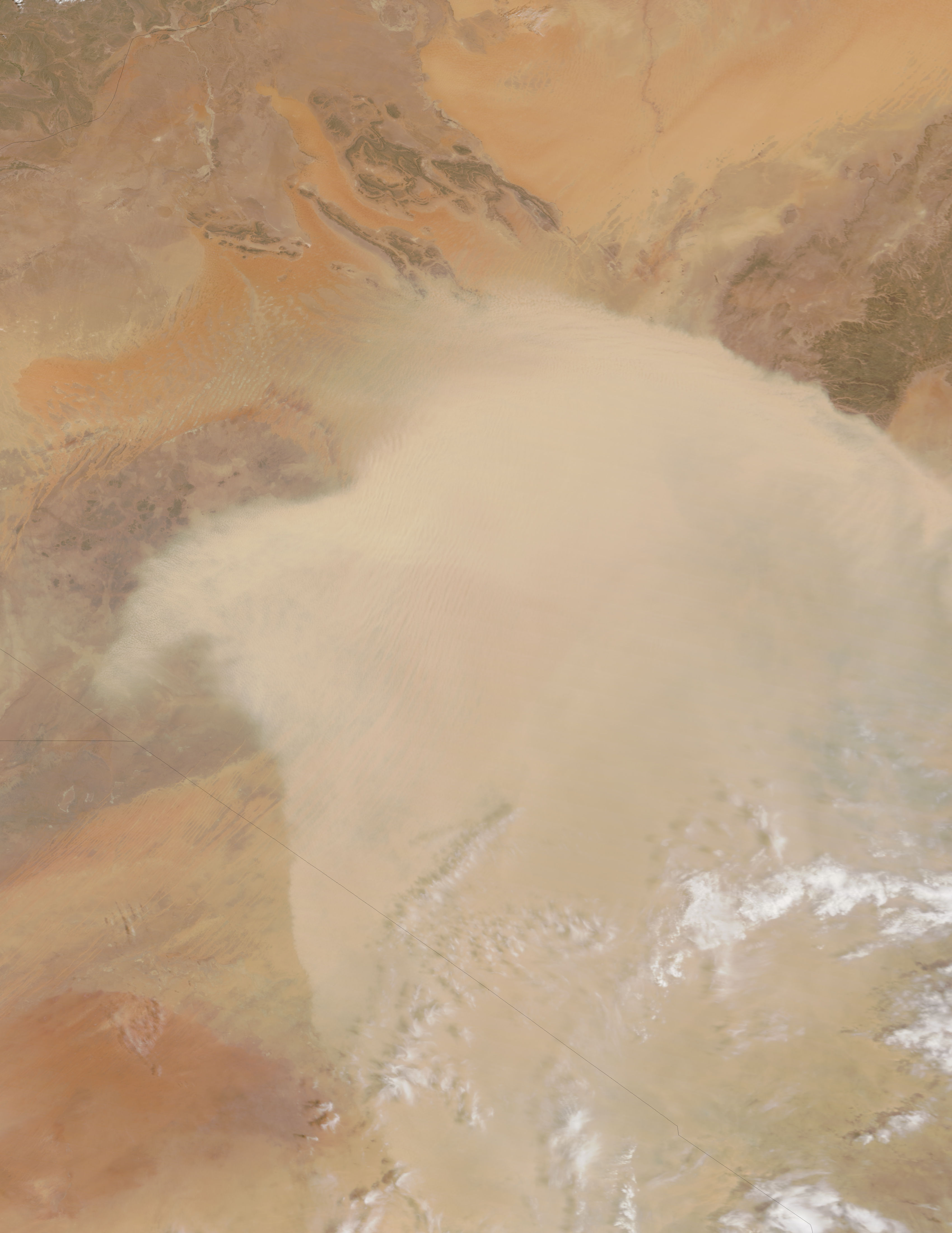 Dust storm in the Sahara - related image preview