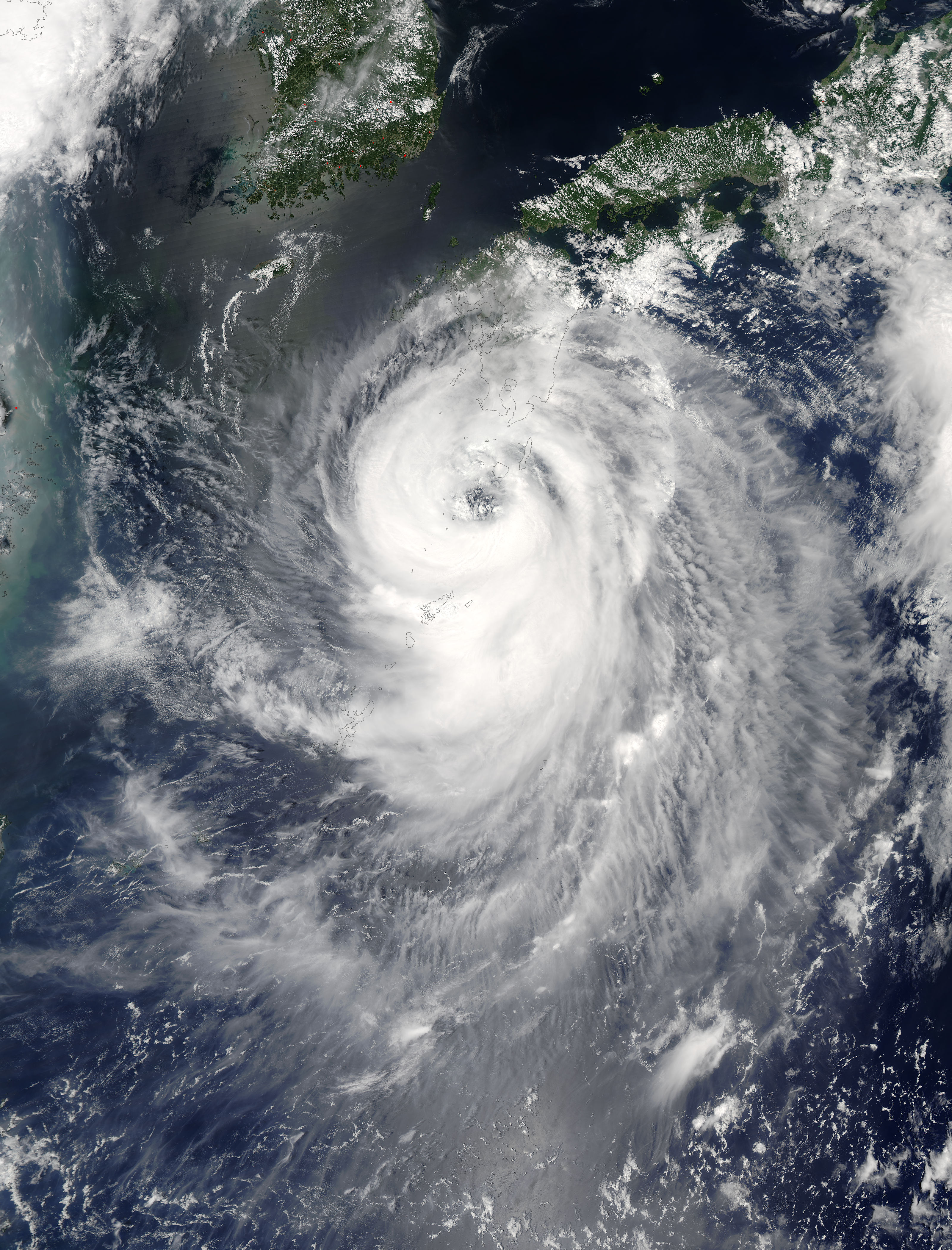 Typhoon Noru (07W) over Japan - related image preview