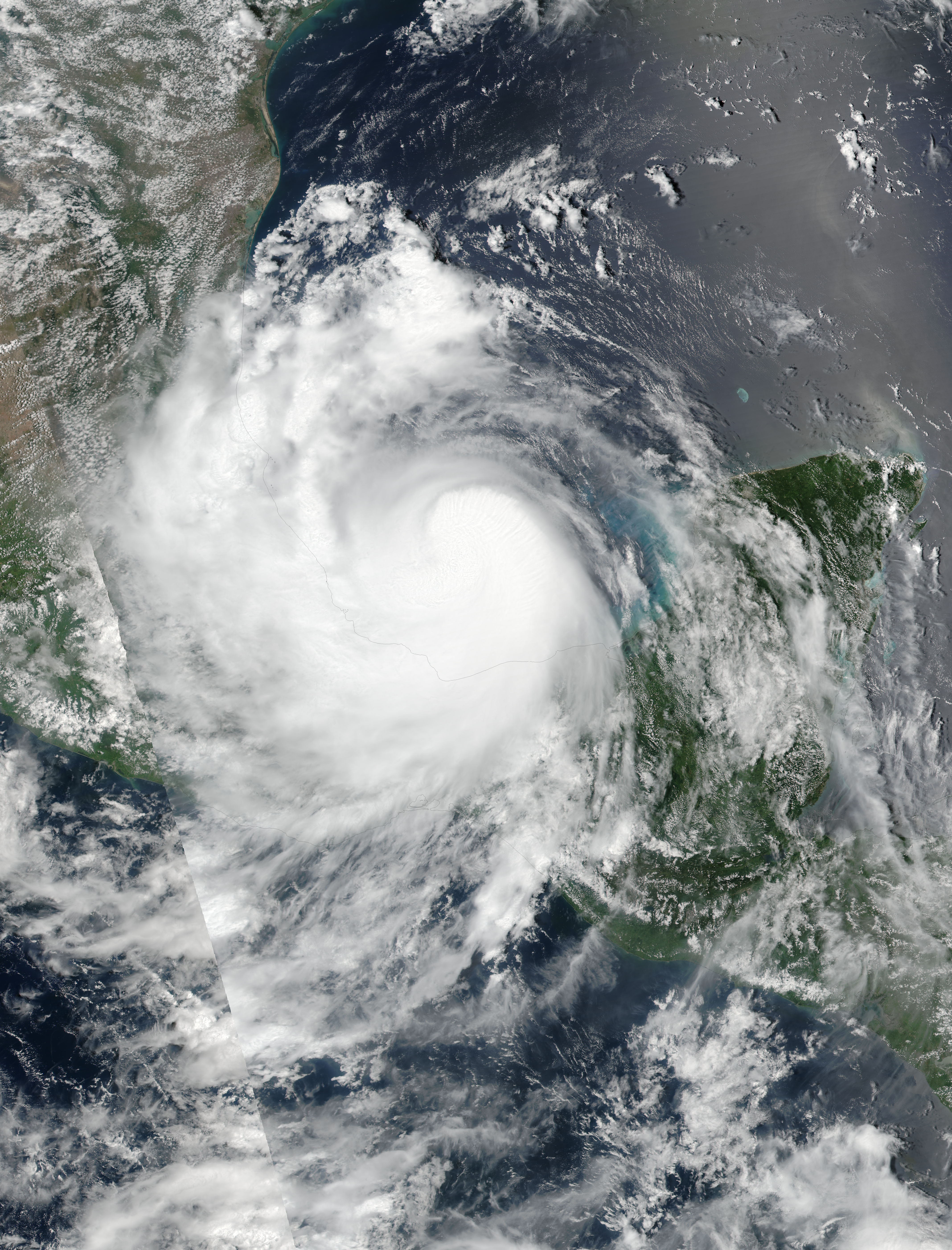Hurricane Franklin (07L) over Mexico - related image preview