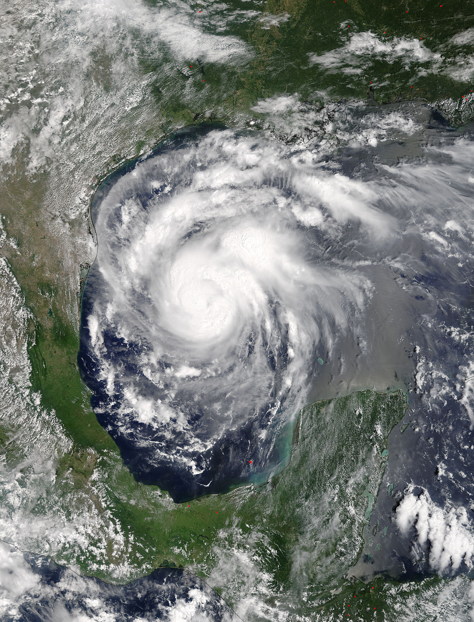 Hurricane Harvey (09L) in the Gulf of Mexico - related image preview