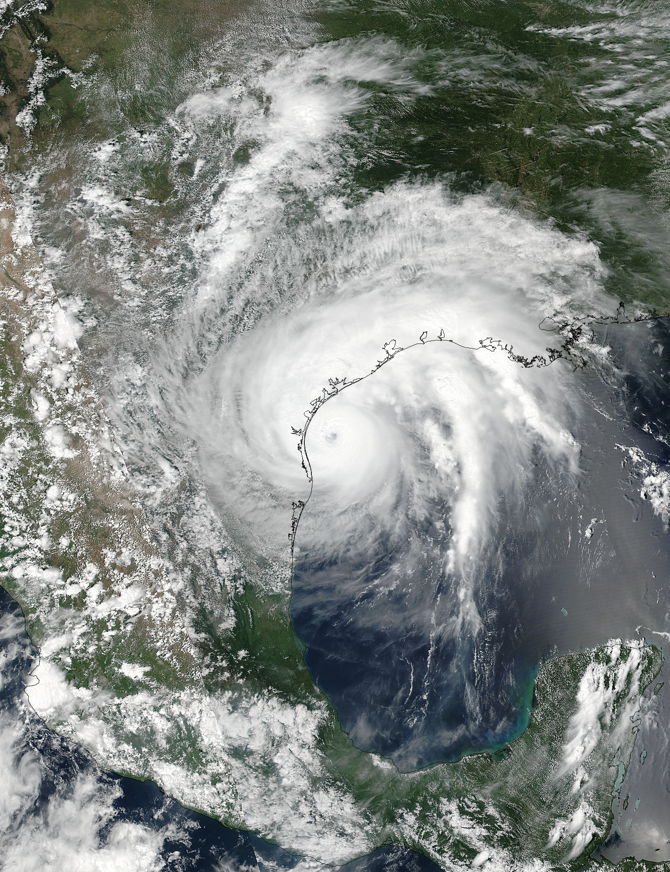 Hurricane Harvey (09L) over Texas - related image preview