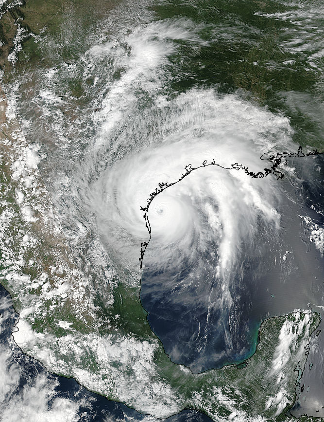 Hurricane Harvey (09L) over Texas - related image preview