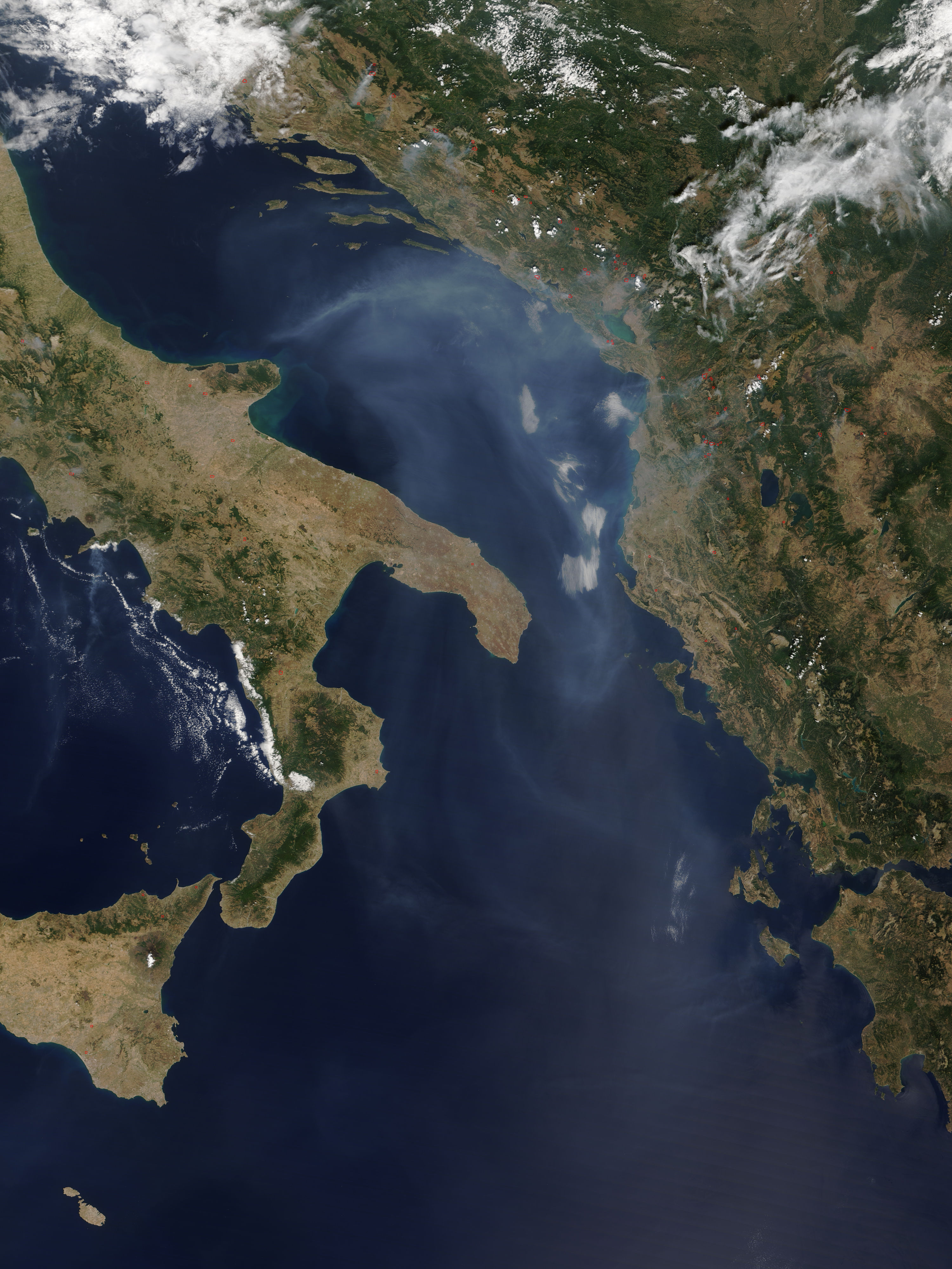 Smoke over the Adriatic Sea - related image preview