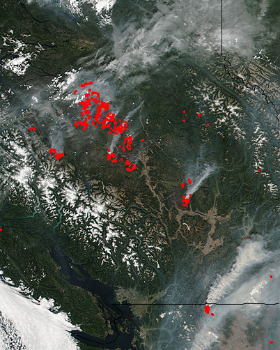 Fires in British Columbia - related image preview
