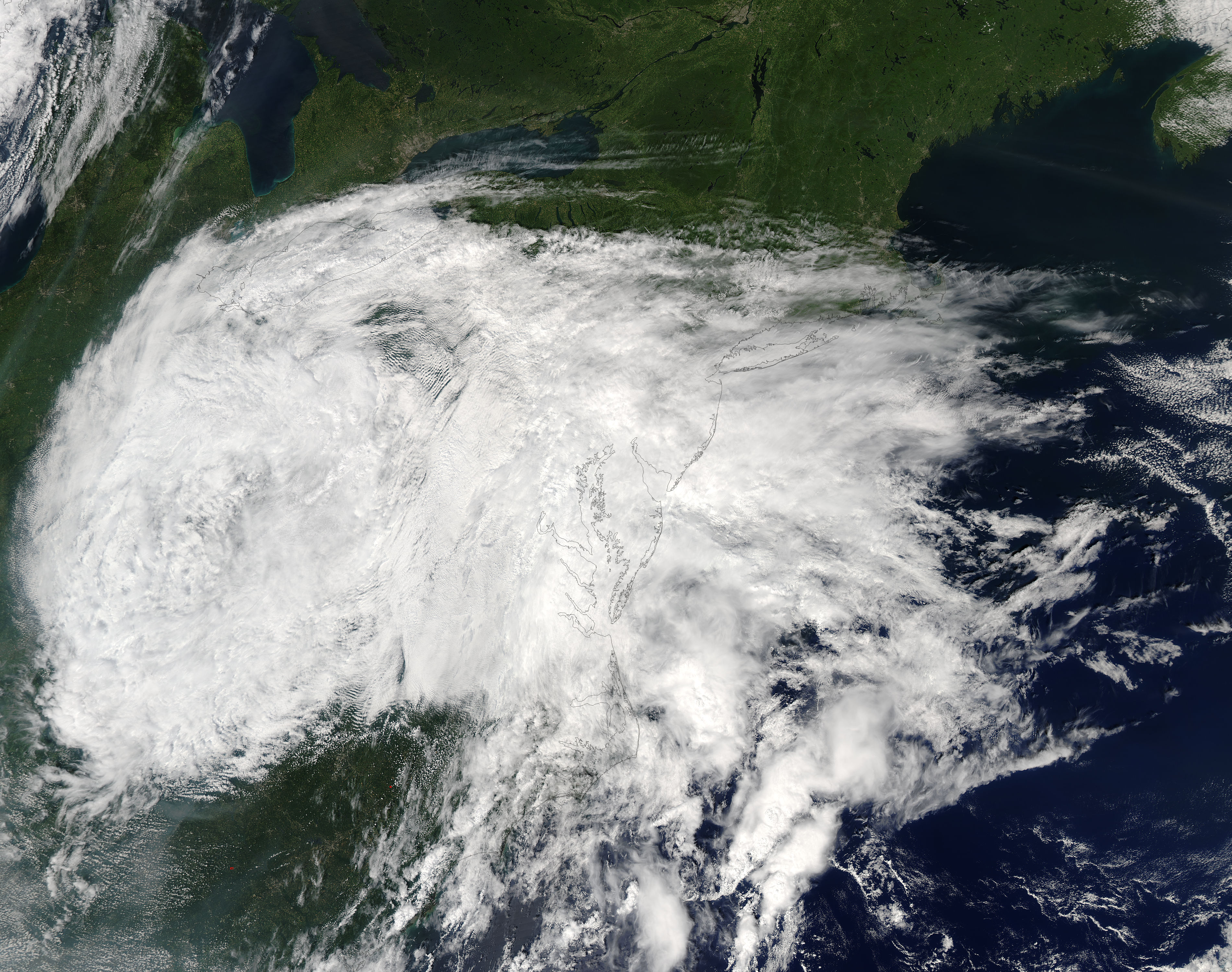 Remnants of Hurricane Harvey (09L) over the Mid-Atlantic - related image preview