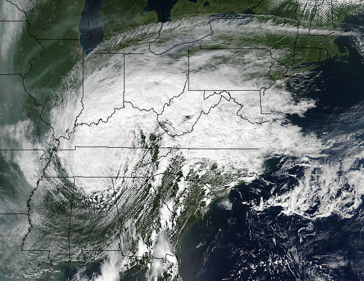 Post-Tropical Cyclone Harvey (09L) over southcentral United States - related image preview