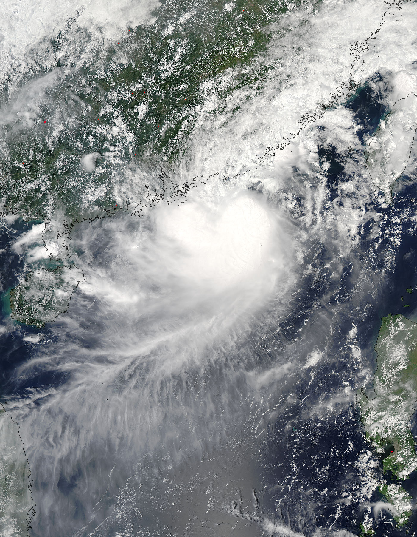Tropical Storm Manwar (18W) approaching China - related image preview