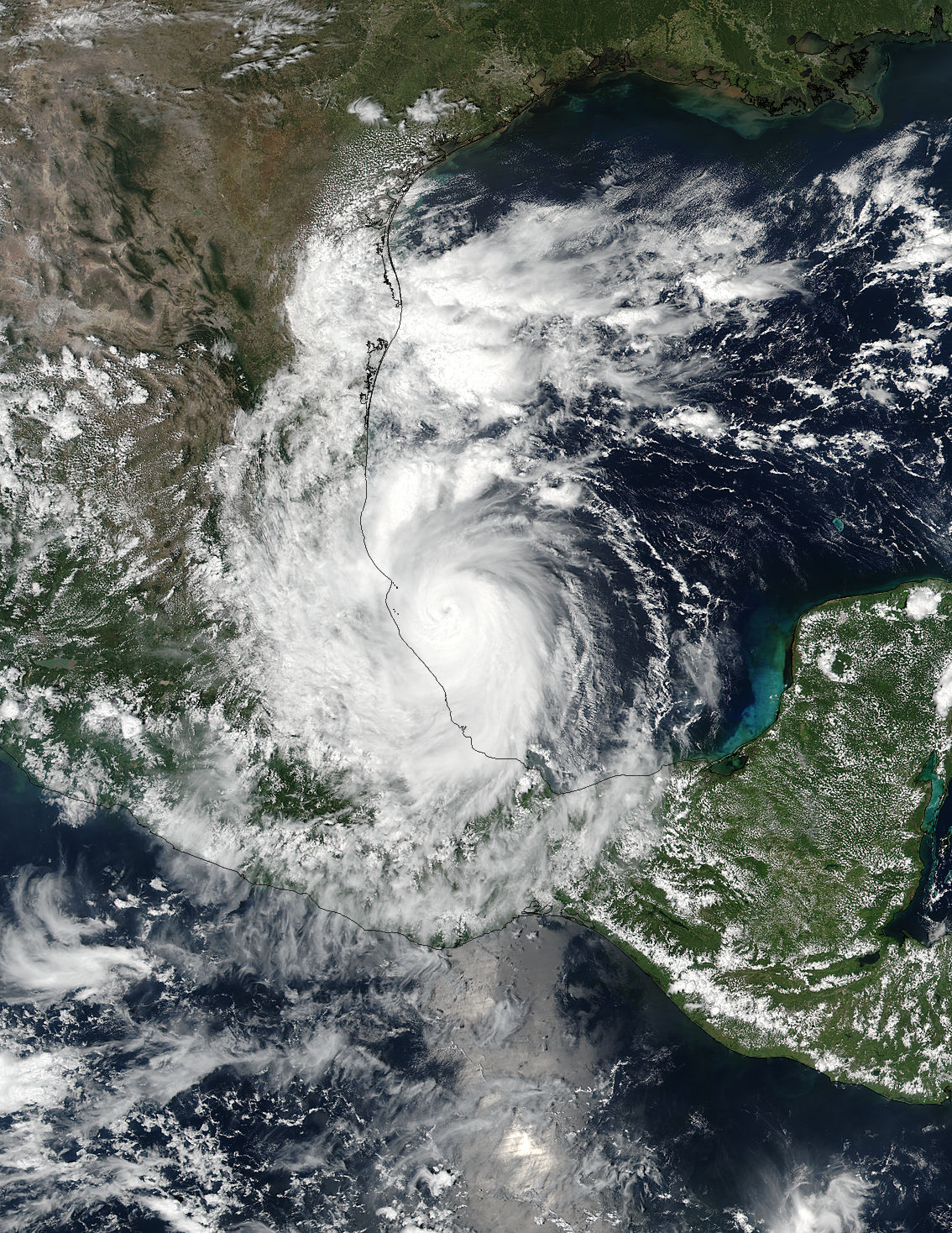 Hurricane Katia (13L) over Mexico - related image preview