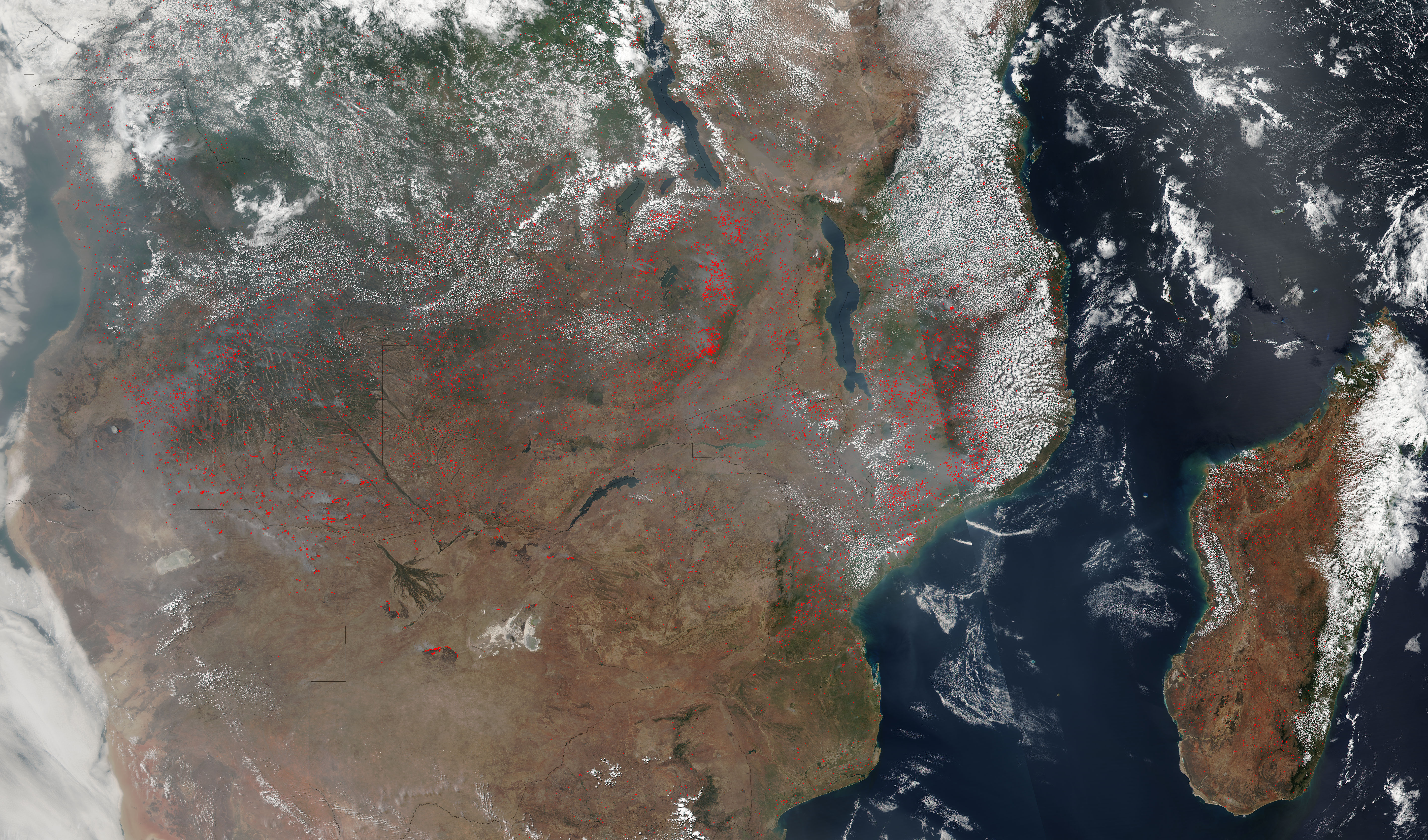 Fires in Central Africa - related image preview