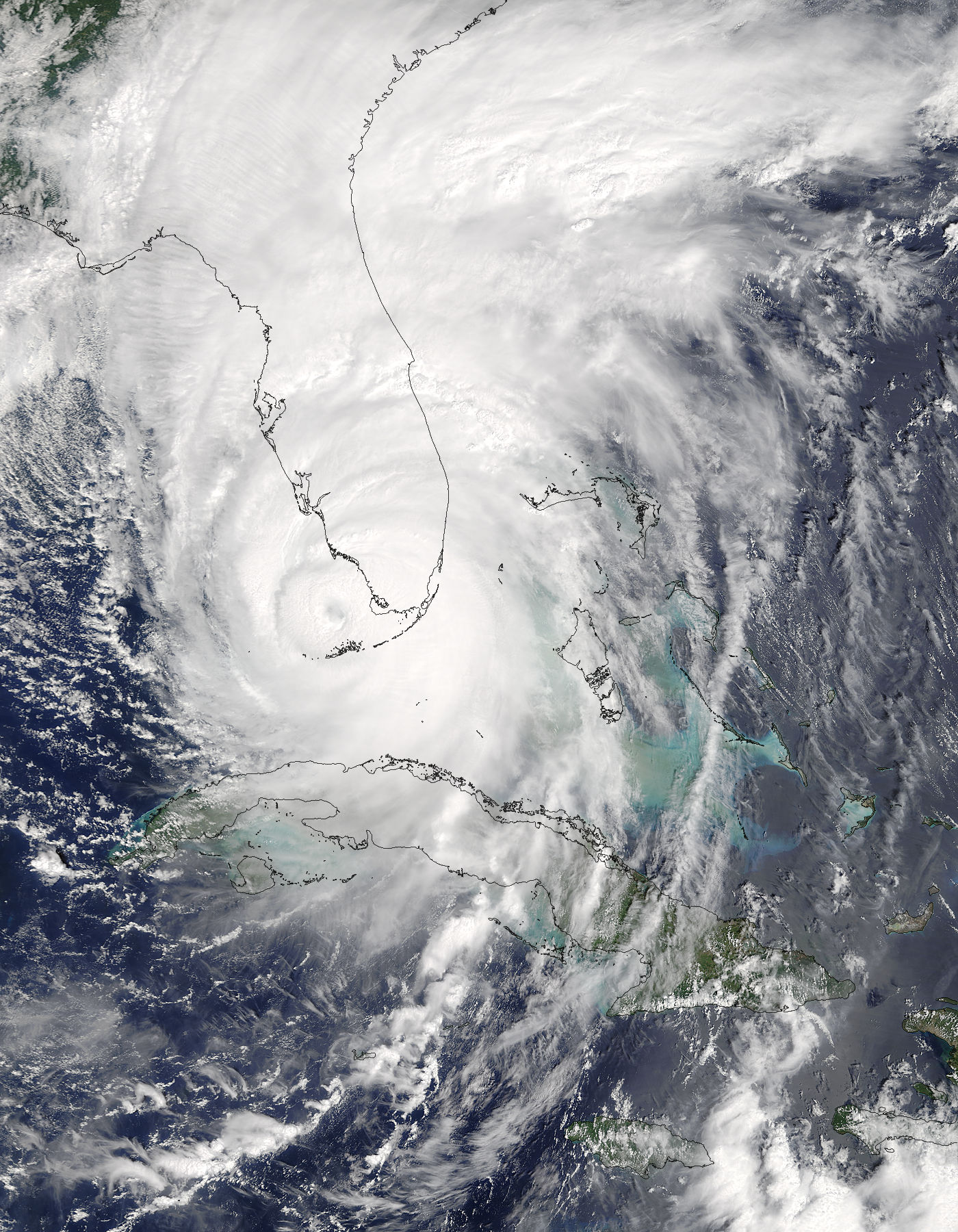 Hurricane Irma (11L) over south Florida - related image preview