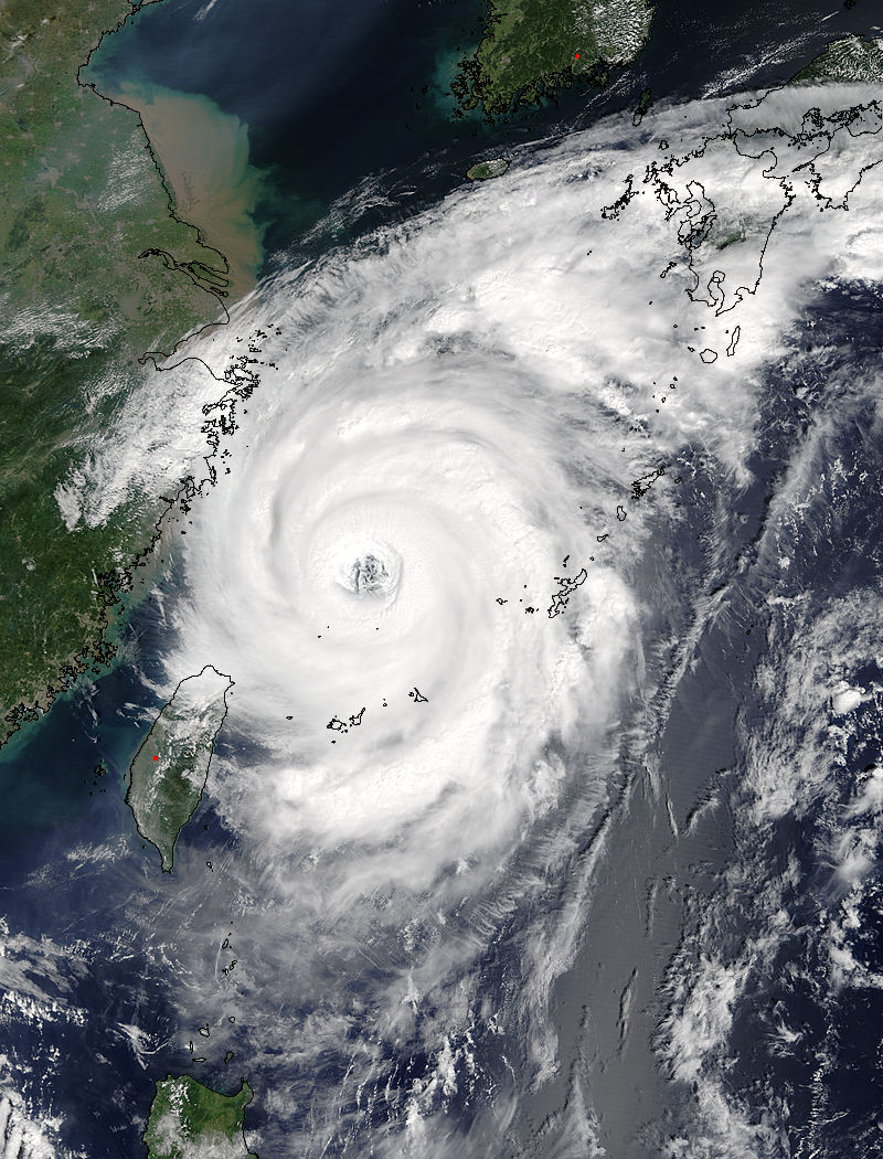 Typhoon Talim (20W) in the East China Sea - related image preview