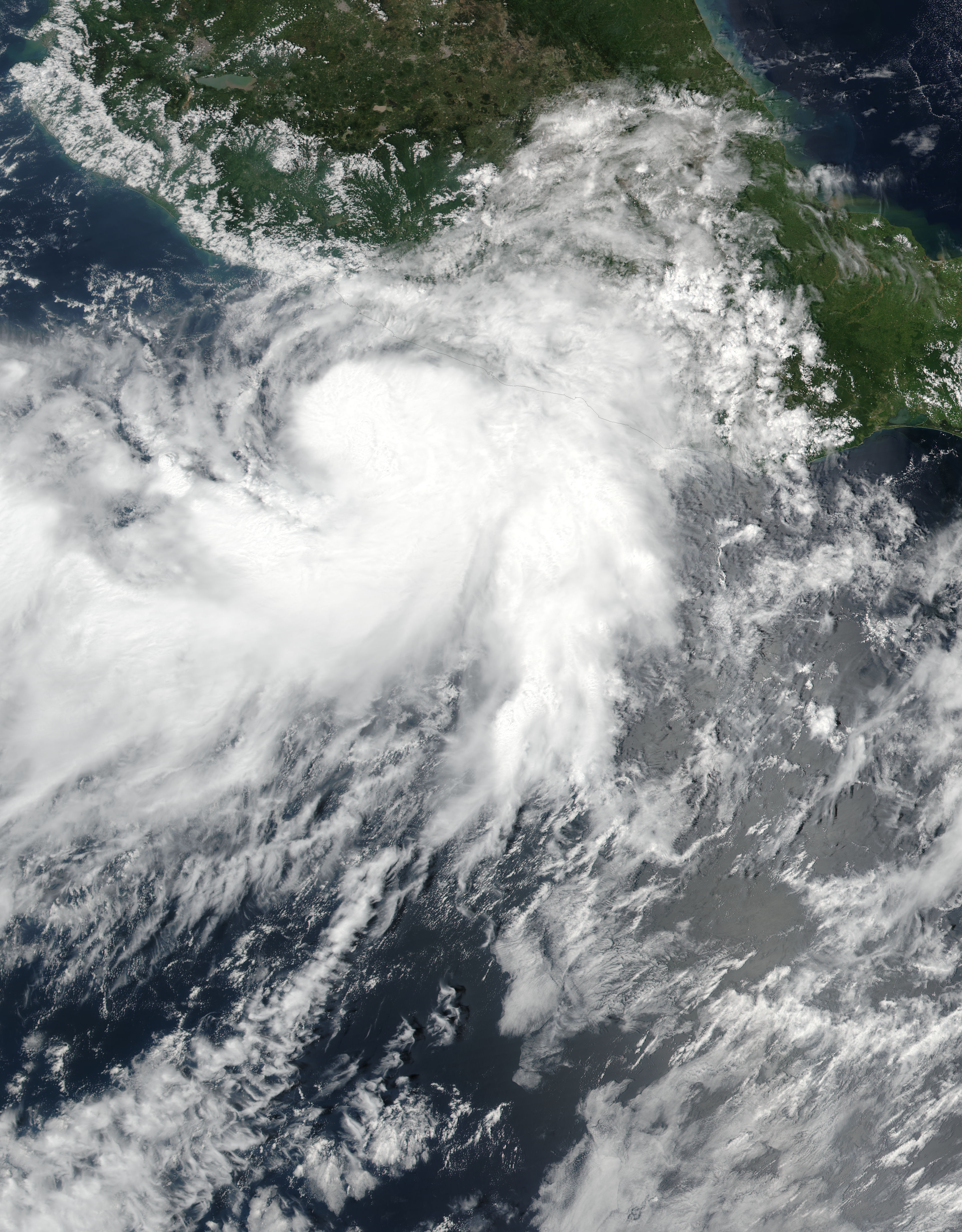 Tropical Storm Max (16E) over Mexico - related image preview