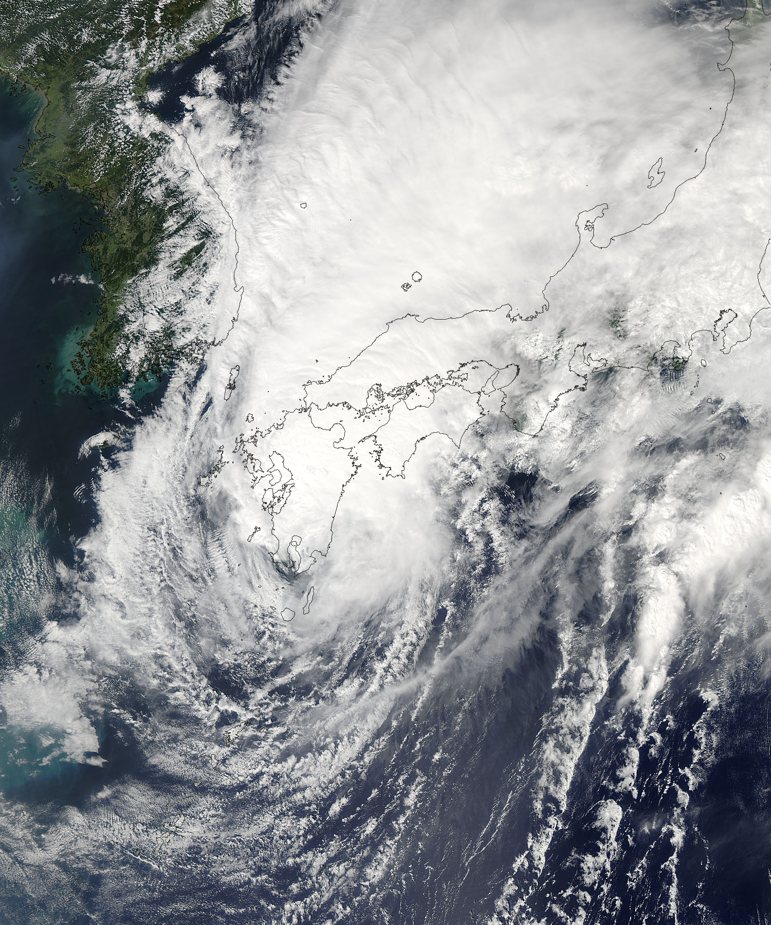 Tropical Storm Talim (20W) over Japan - related image preview
