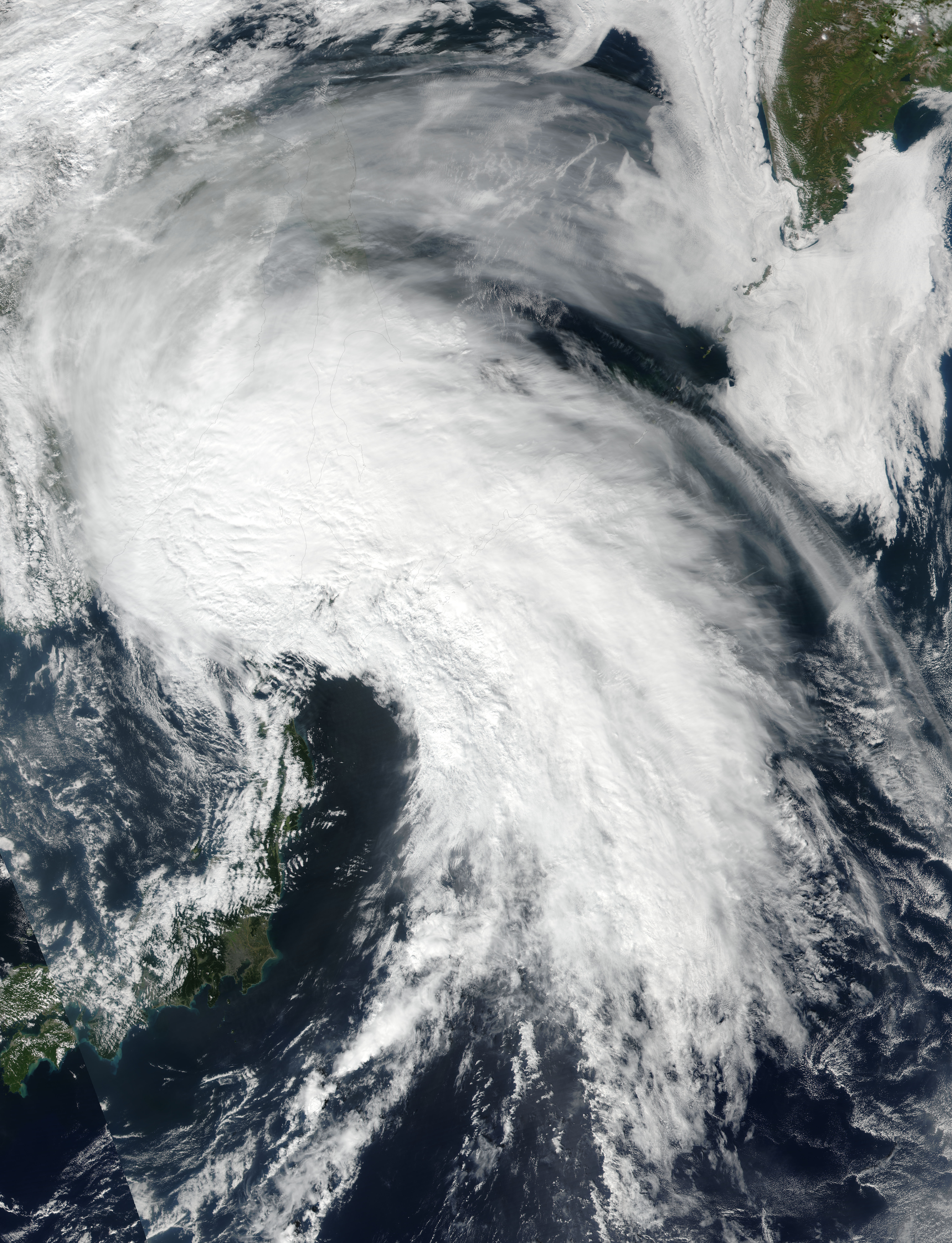 Tropical Storm Talim (20W) over Sakhalin Island - related image preview