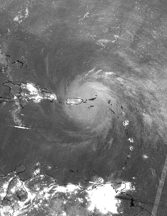 Hurricane Maria (15L) over Puerto Rico (Day/Night Band) - related image preview