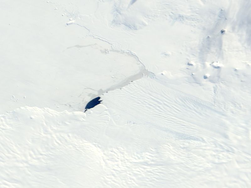 Pine Island Glacier, Antarctica (before iceberg calved) - related image preview