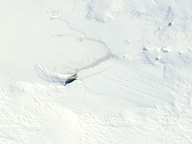 Iceberg calving from Pine Island Glacier, Antarctica - related image preview