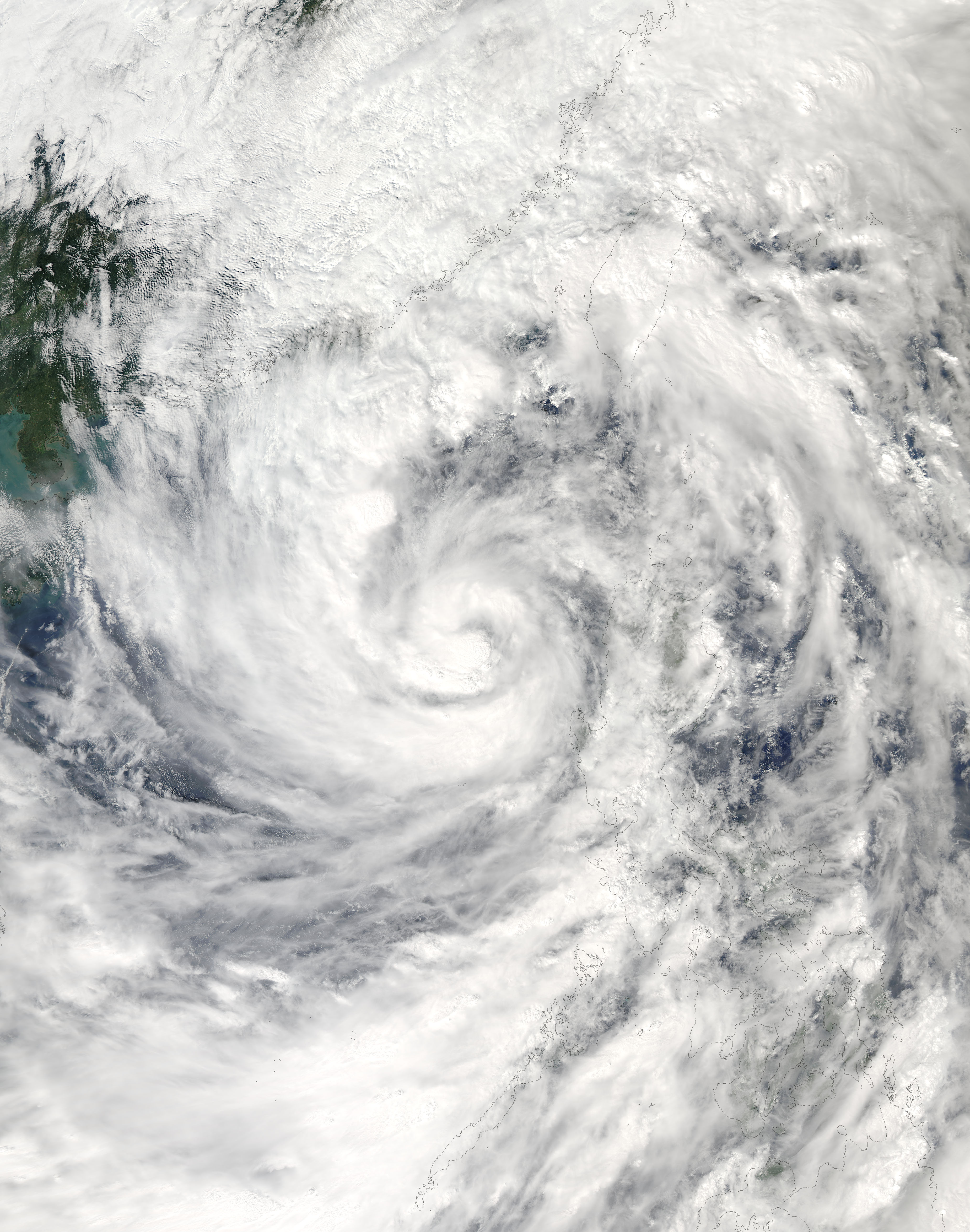 NASA Visible Earth Tropical Storm Khanun (24W) in the South China Sea