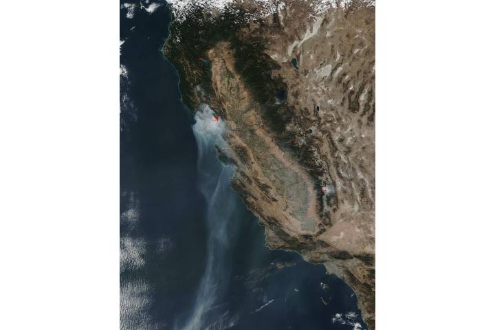 Fires in northern California - selected image