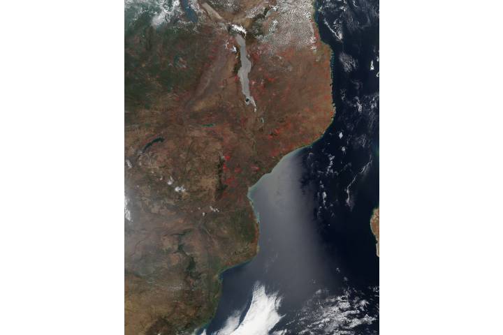 Fires in East Africa - selected image