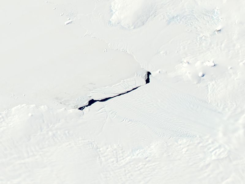 Iceberg B44 calved from Pine Island Glacier, Antarctica - related image preview