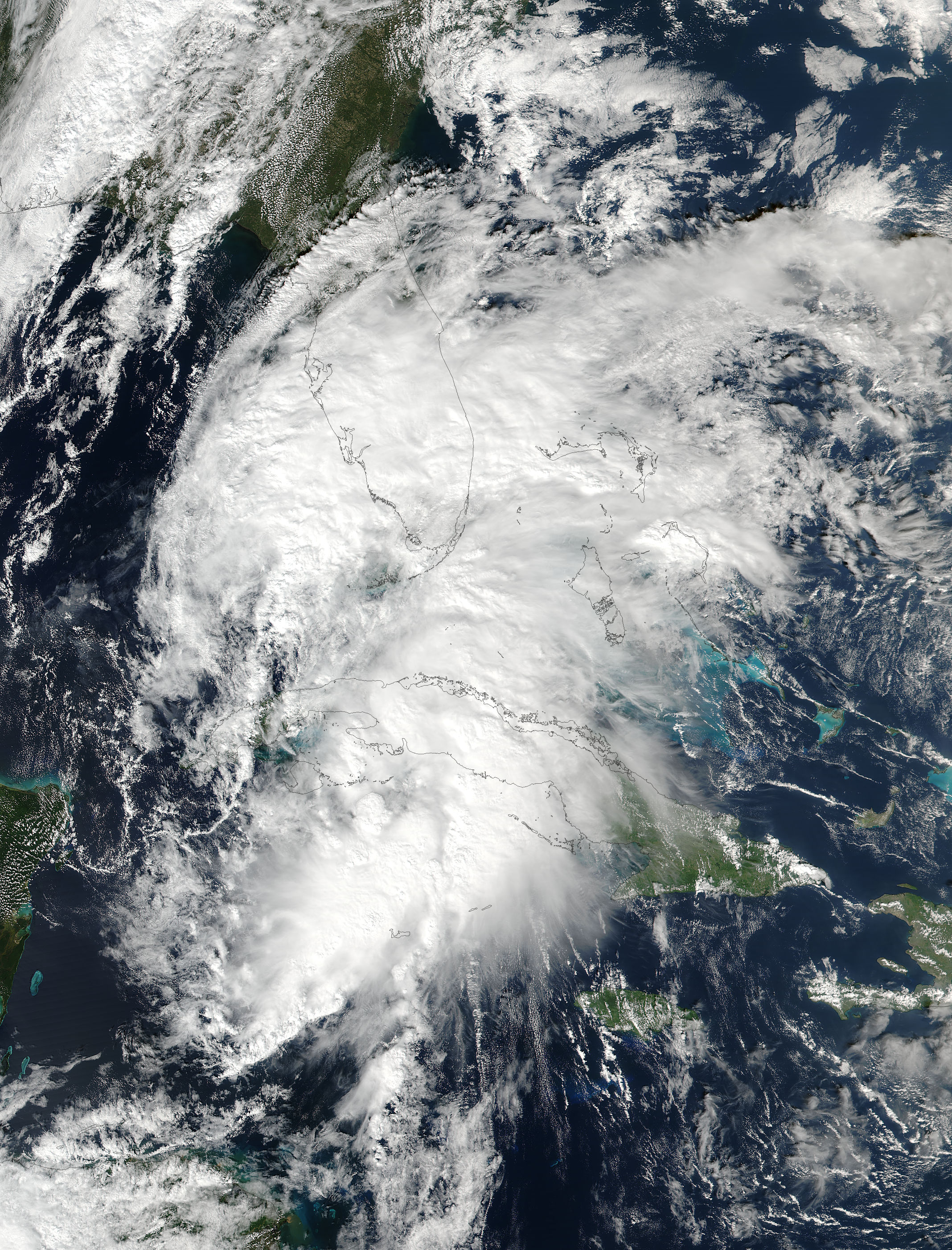 Tropical Storm Philippe (18L) over Florida, Cuba, and the Bahamas - related image preview
