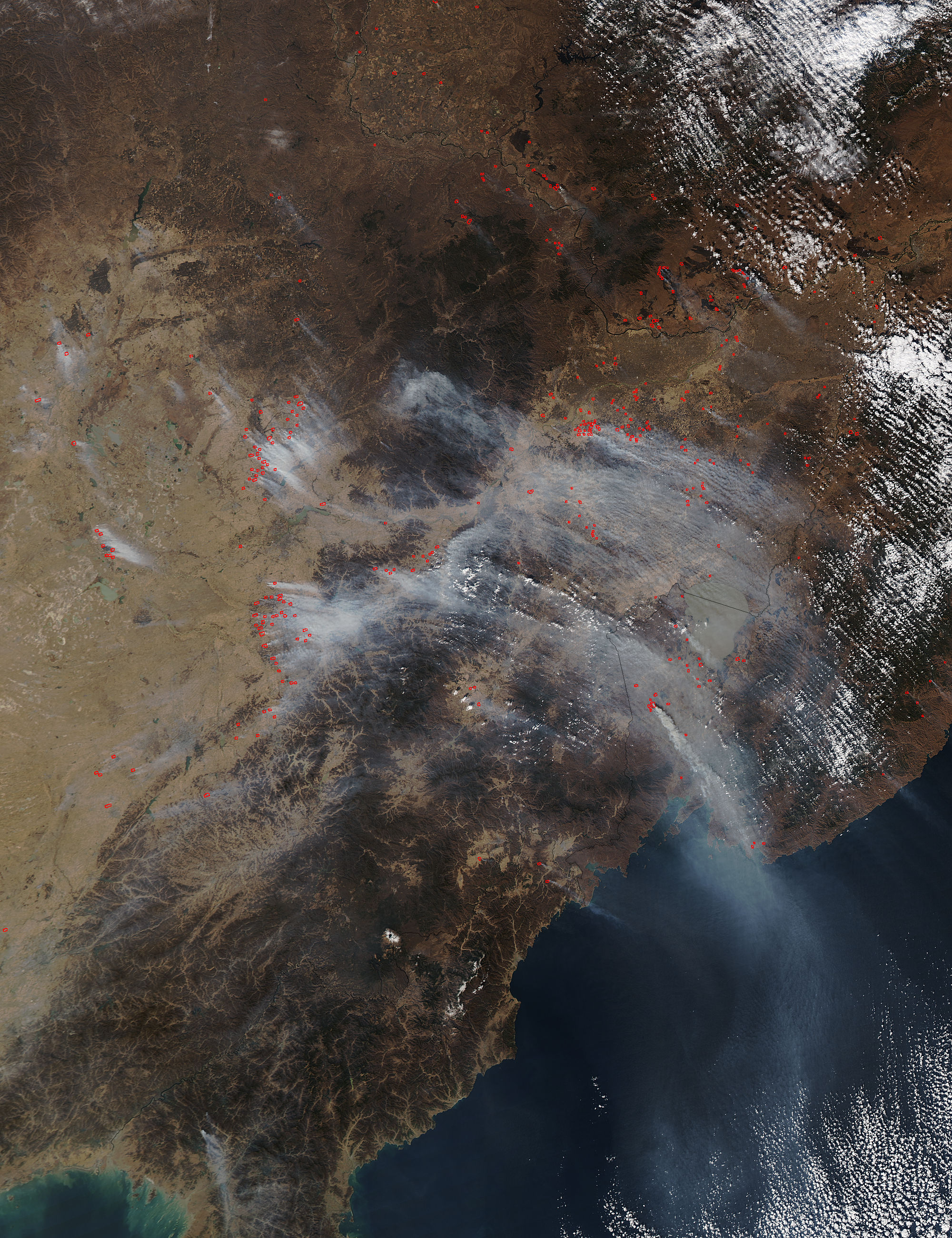 Fires in eastern Asia - related image preview