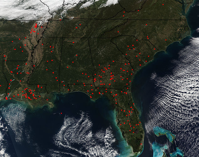 Fires in southeastern United States - related image preview