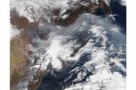 Fires and smoke in eastern Asia Fires and smoke in eastern Asia