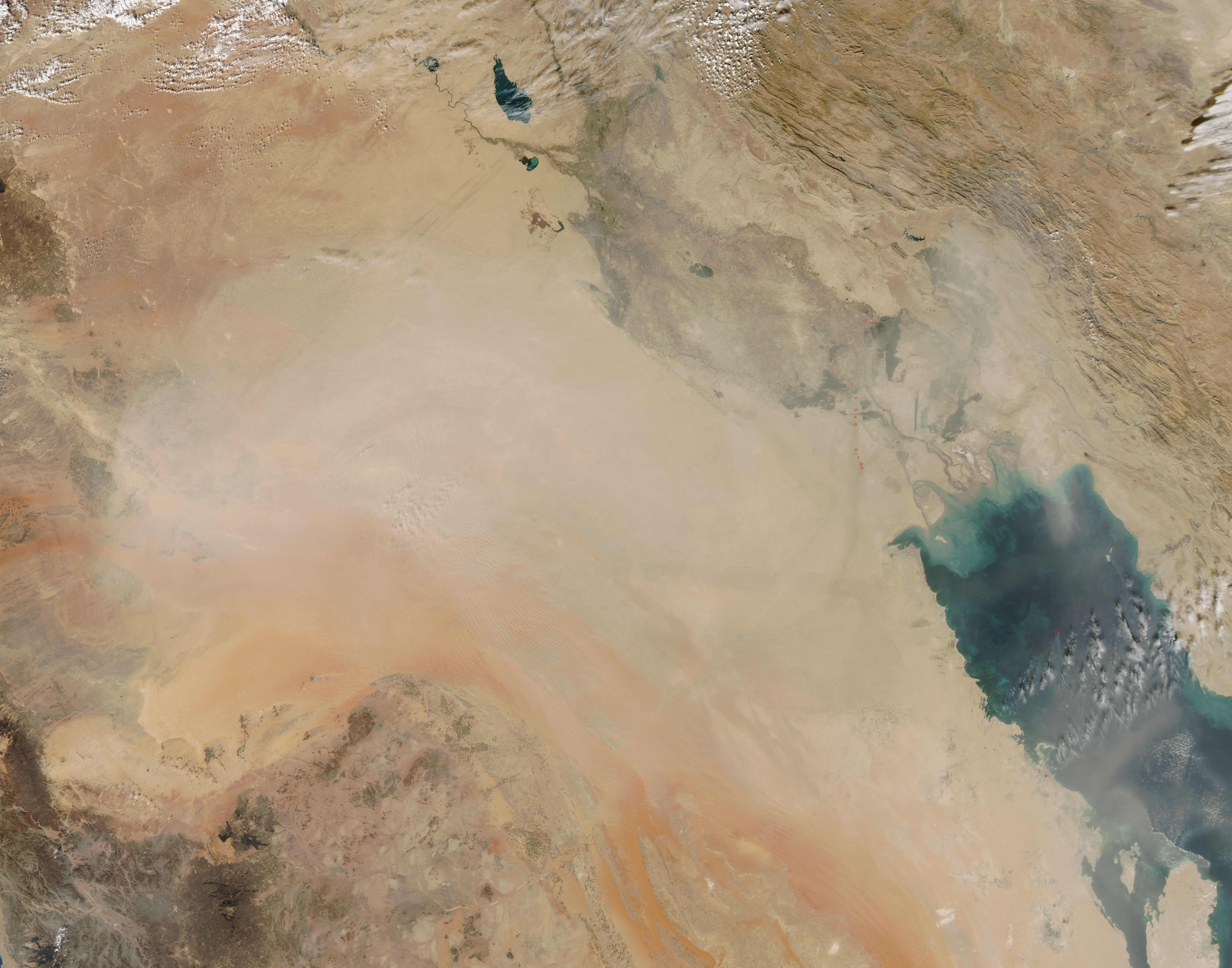 Dust storm in Iraq, Kuwait, and Saudi Arabia - related image preview