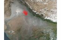 Fires and smoke in northern India Fires and smoke in northern India
