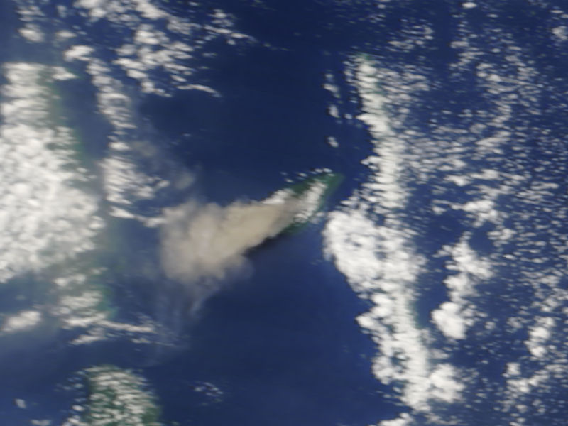 Ash plume from Aoba Volcano, Vanuatu (morning overpass) - related image preview