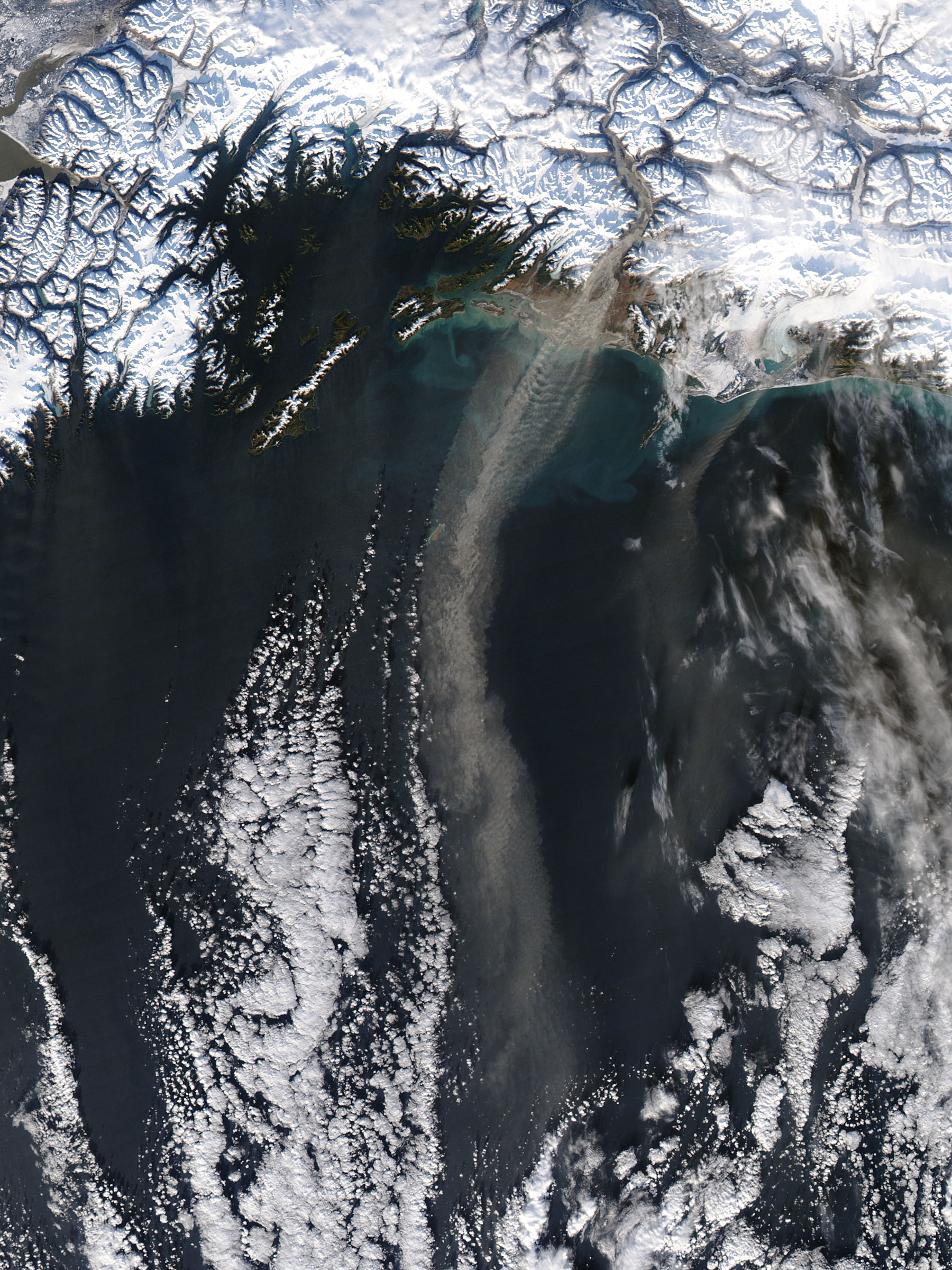Dust storm off southern Alaska - related image preview