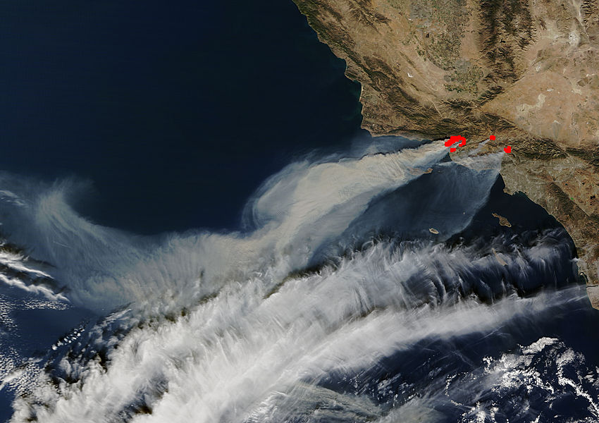 Fires in southern California (morning overpass) - related image preview