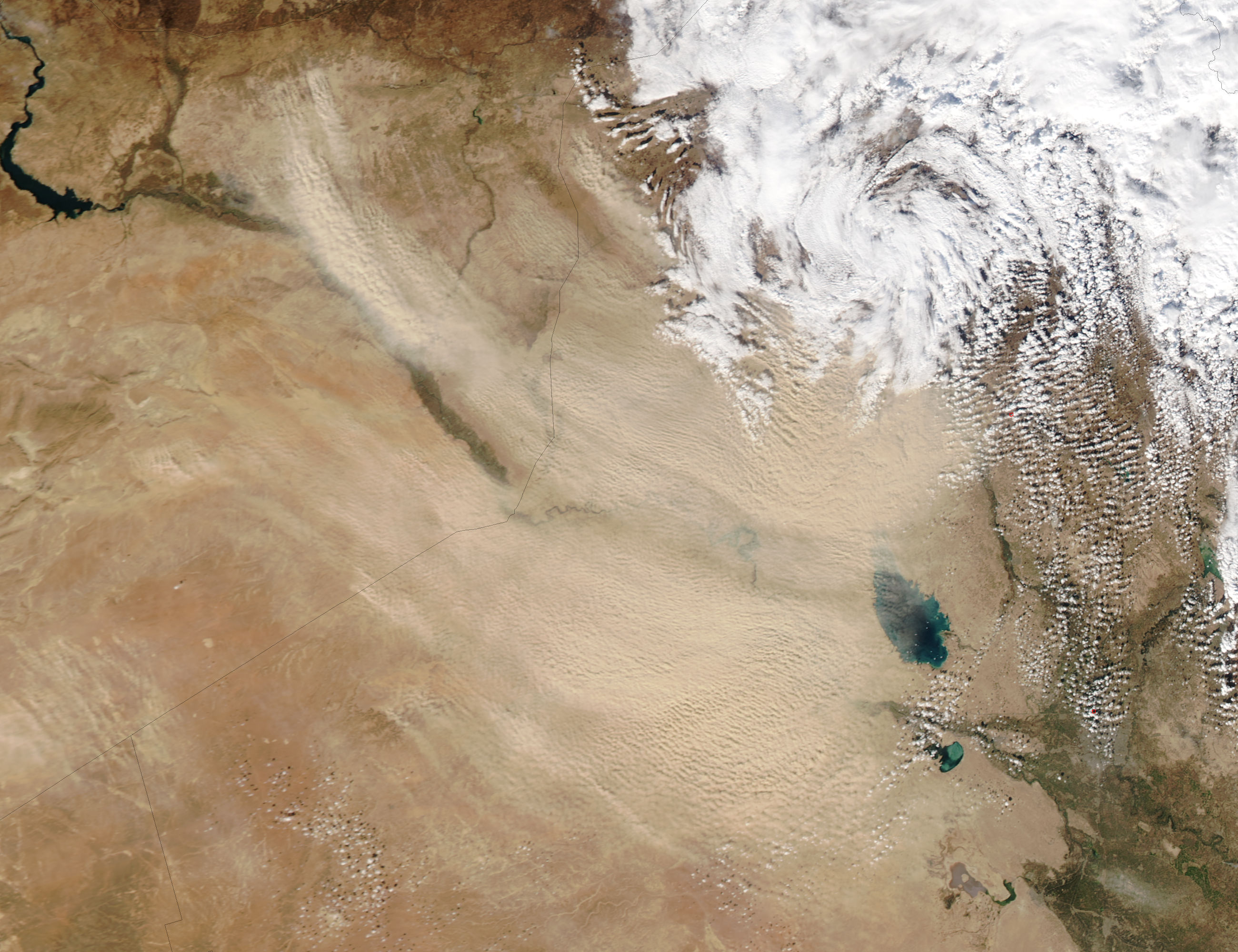 Dust storm in the Middle East - related image preview