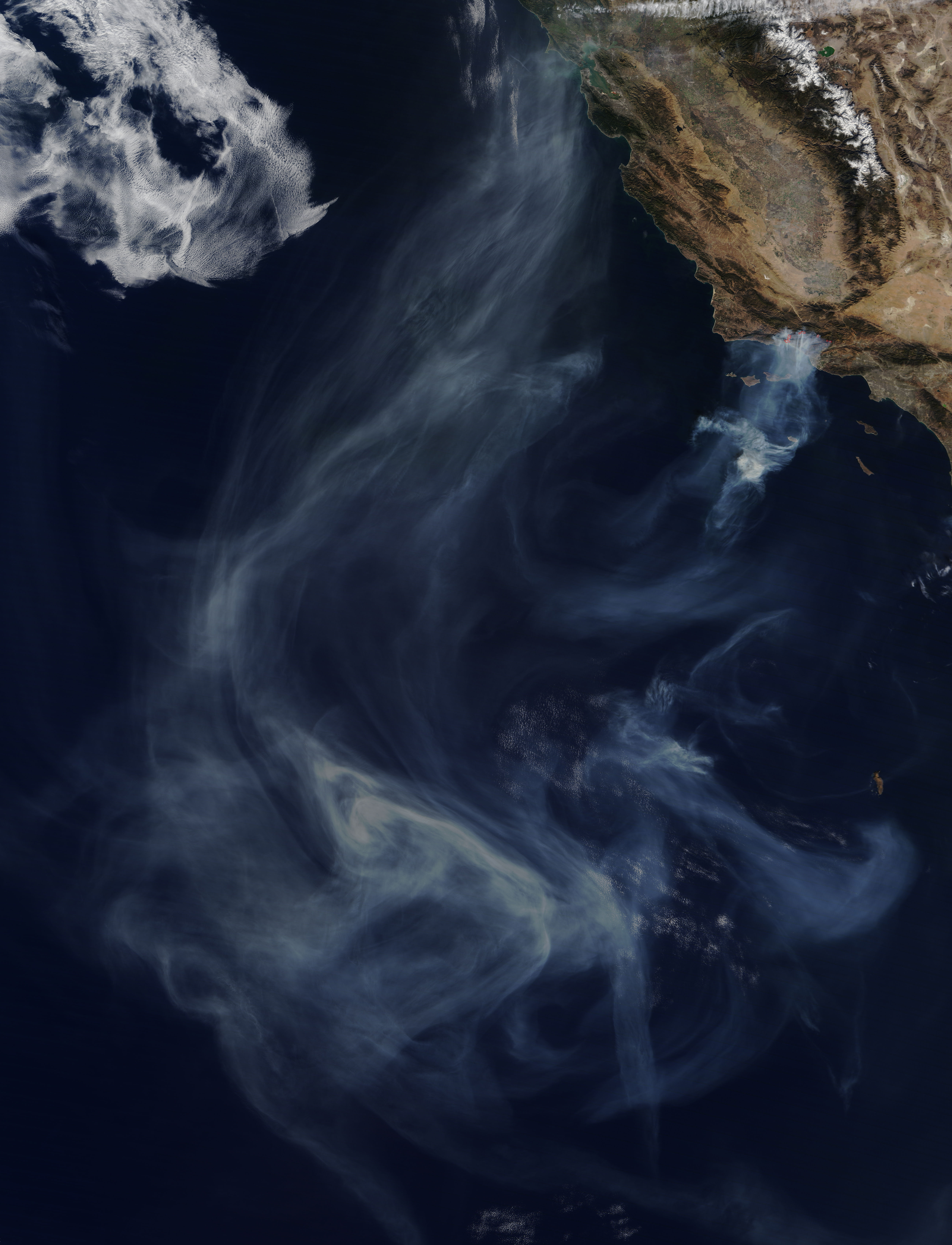 Smoke from California wildfires - related image preview