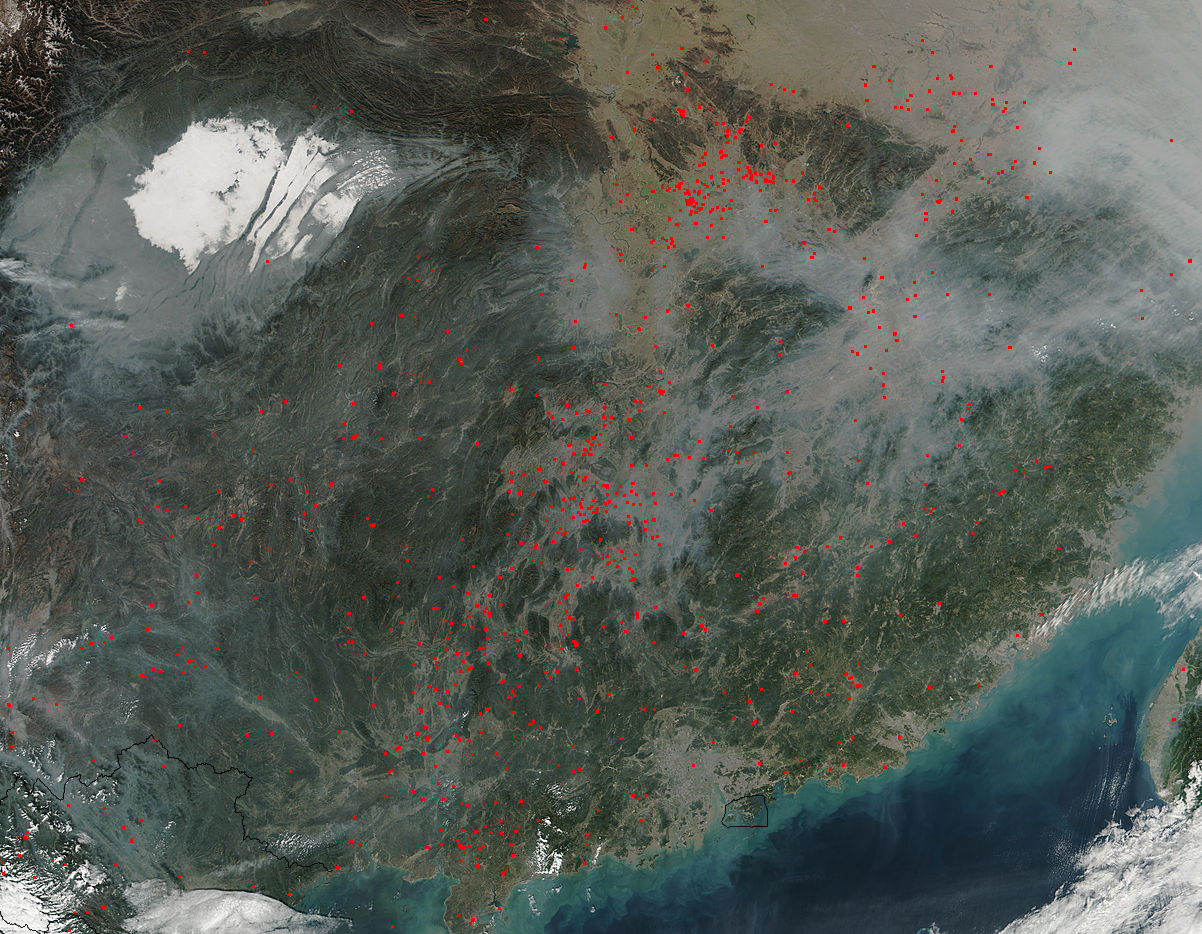 Fires in southeastern China - related image preview