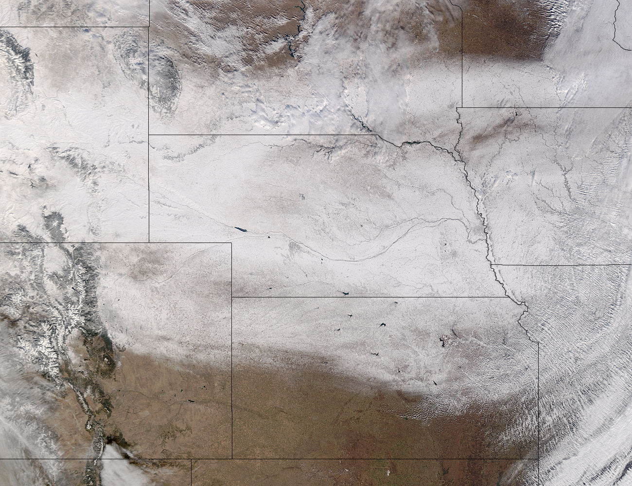 Snow across the central plains - related image preview