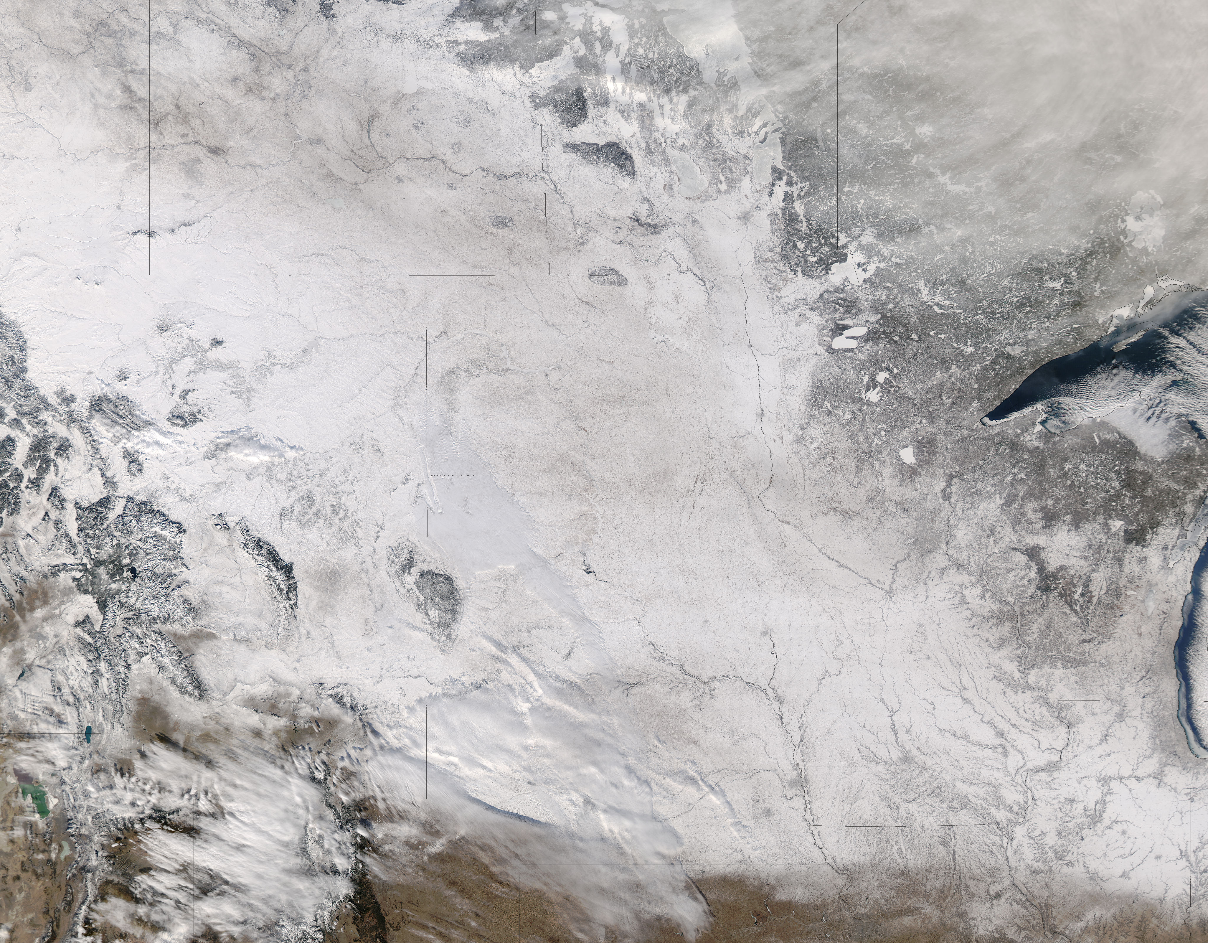 Snow across the northern plains - related image preview