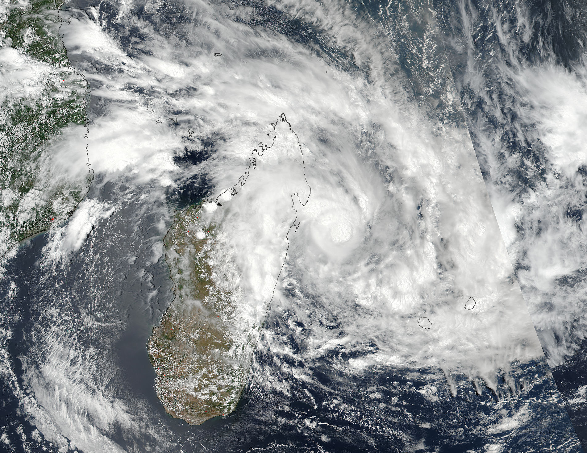 Tropical Cyclone Ava (03S) over Madagascar - related image preview